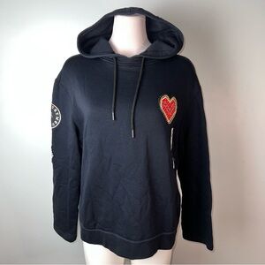 Opening Ceremony Black Patch Hoodie | Women’s Size Small